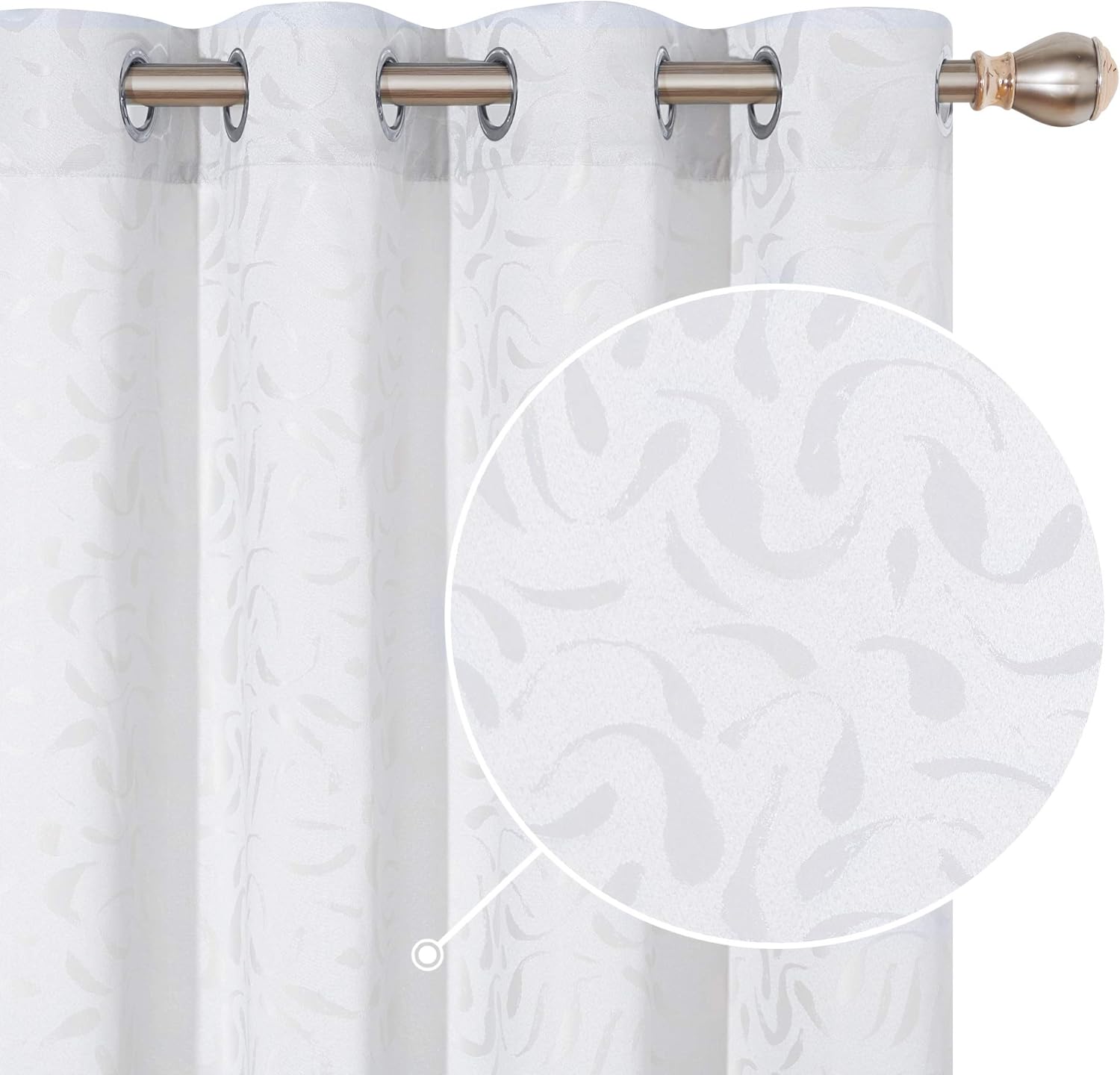 pannello tenda per camera da letto grigiastro