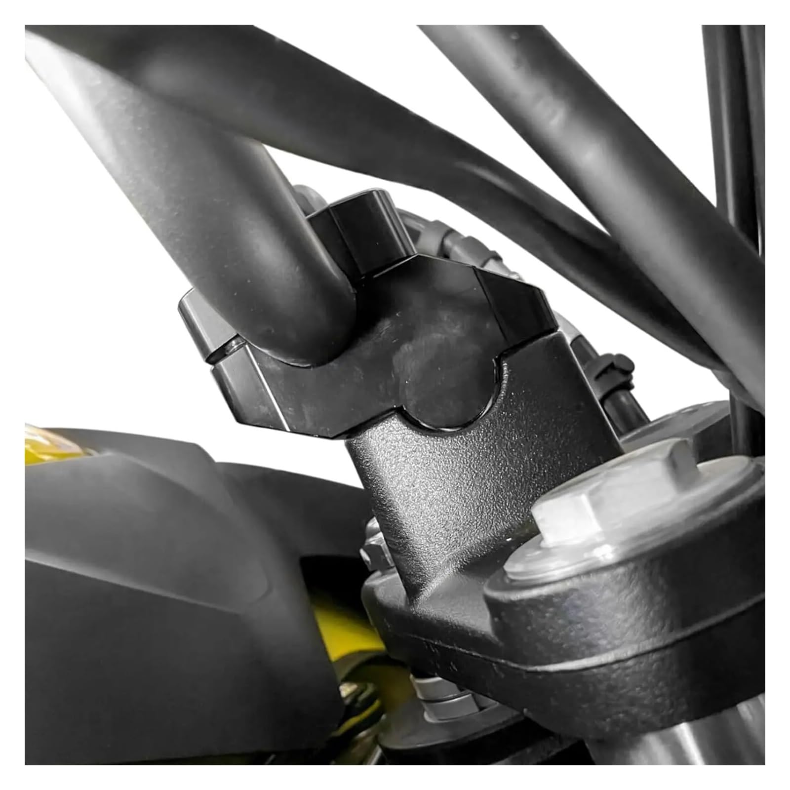 Moto Handlebar Riser Per Suzuki Per V-Strom 22mm 7/8" Riser per montaggio su manubrio Offset Estendi rialzato Rialzi manubrio moto(Black)