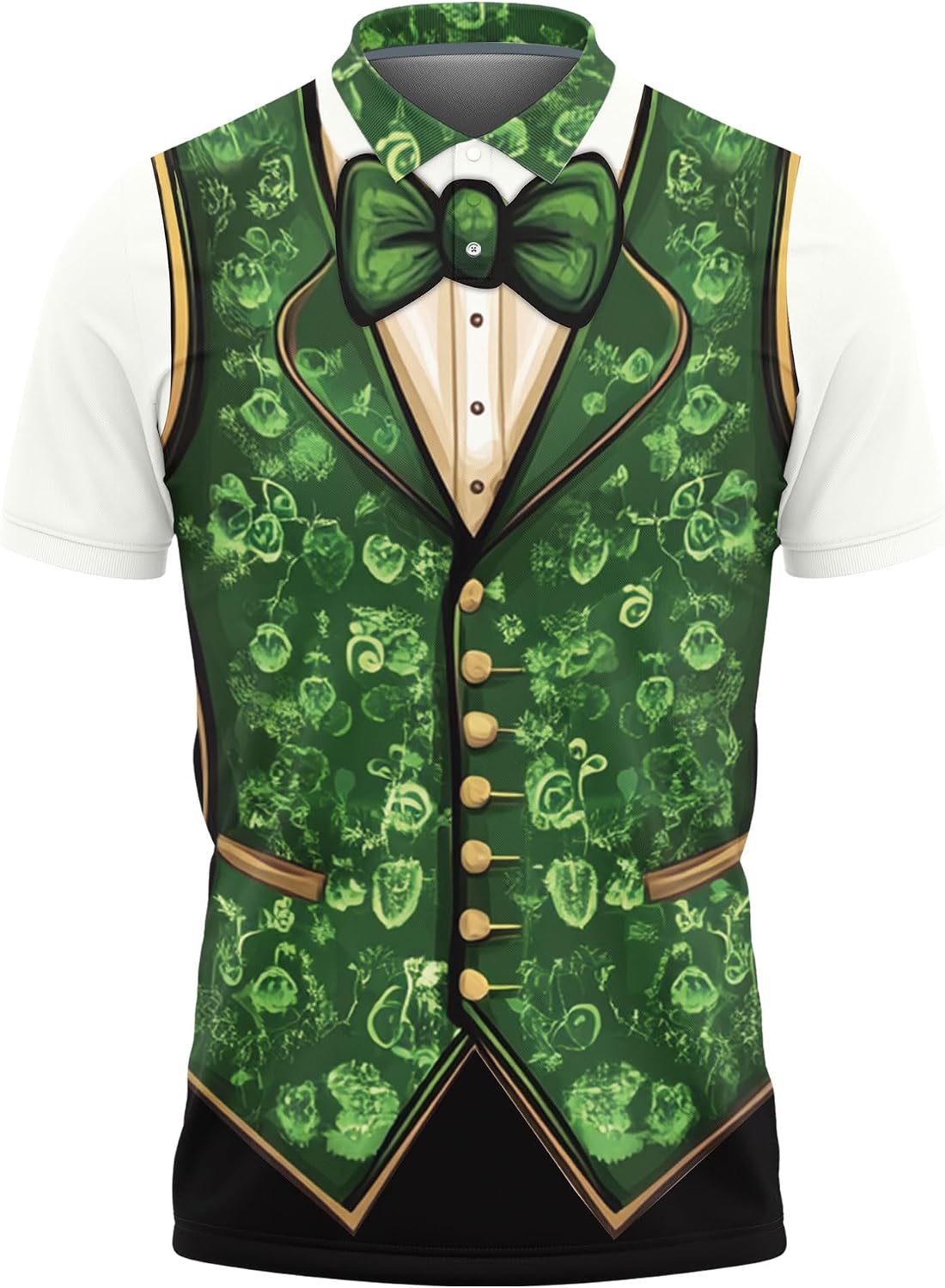 Irish Festival Polo Shirts for Men - Patrick Short Sleeve Regular Fit Polo Shirts for Men Women Series 41