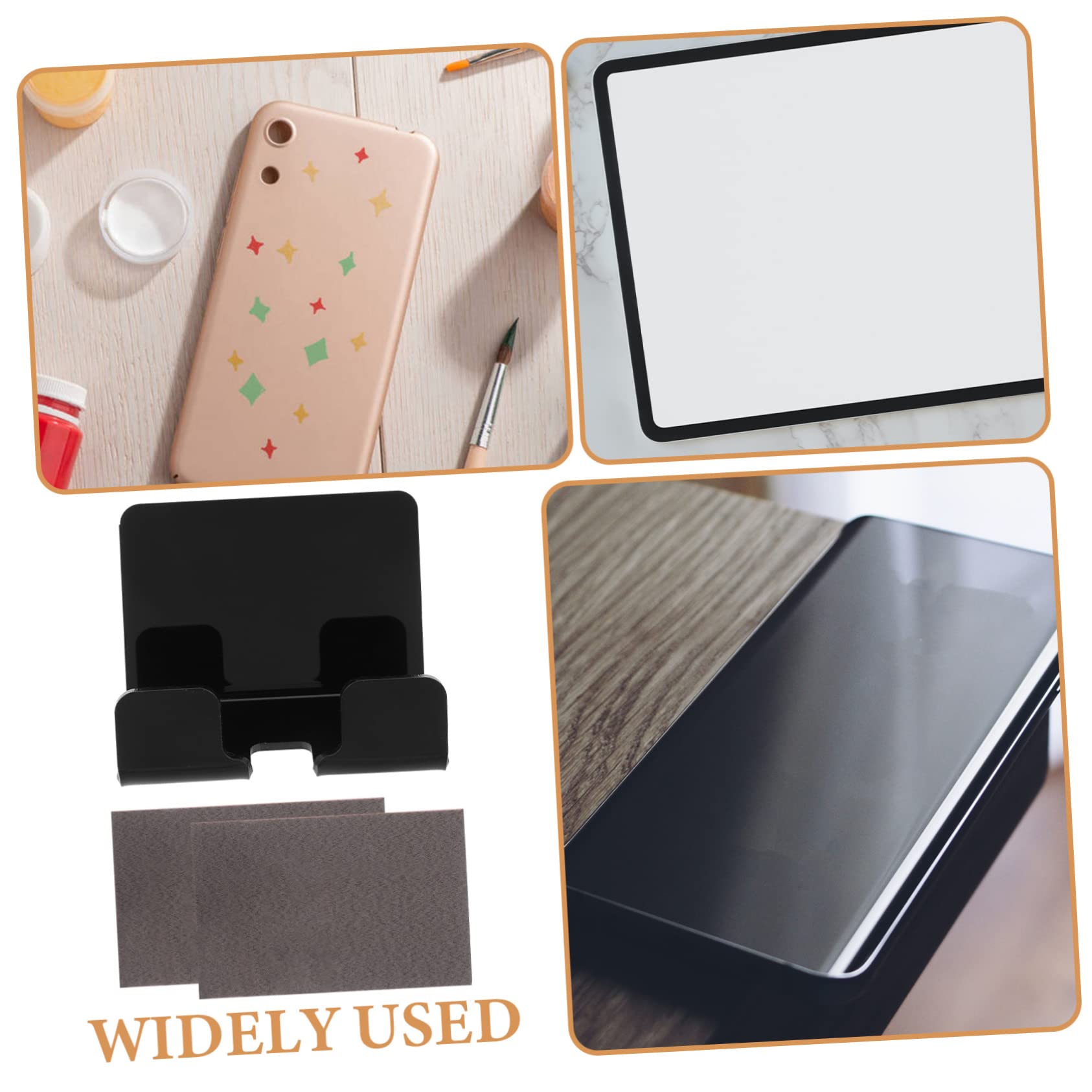 OSALADI 5pezzi Supporto Da Parete Per Smartphone Autoadesivo Supporto Di Ricarica Per Telefono Design Multifunzione Compatibile Con Smartphone e Piccole Tablet