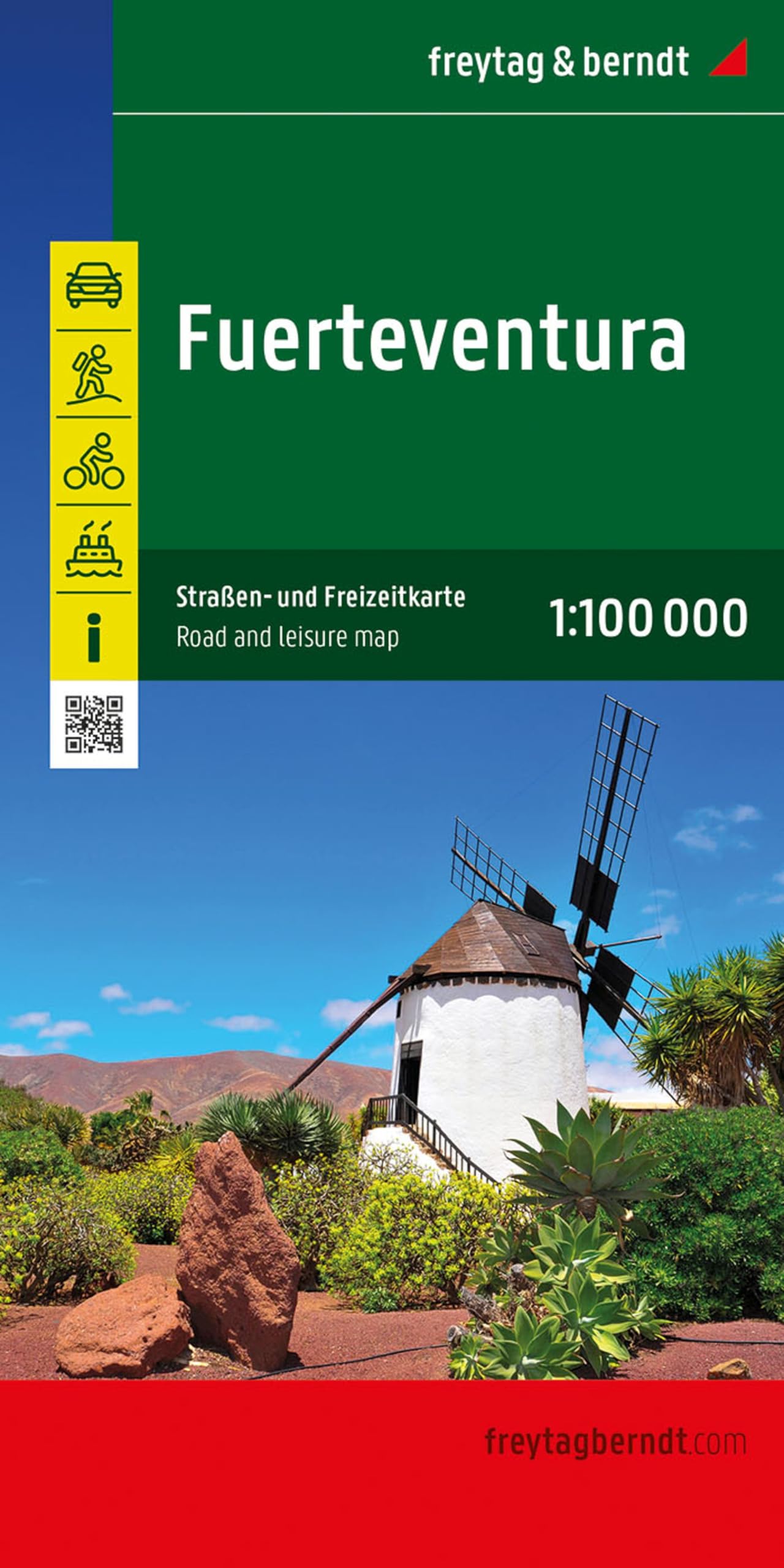 Fuerteventura: Straßen- und Freizeitkarte