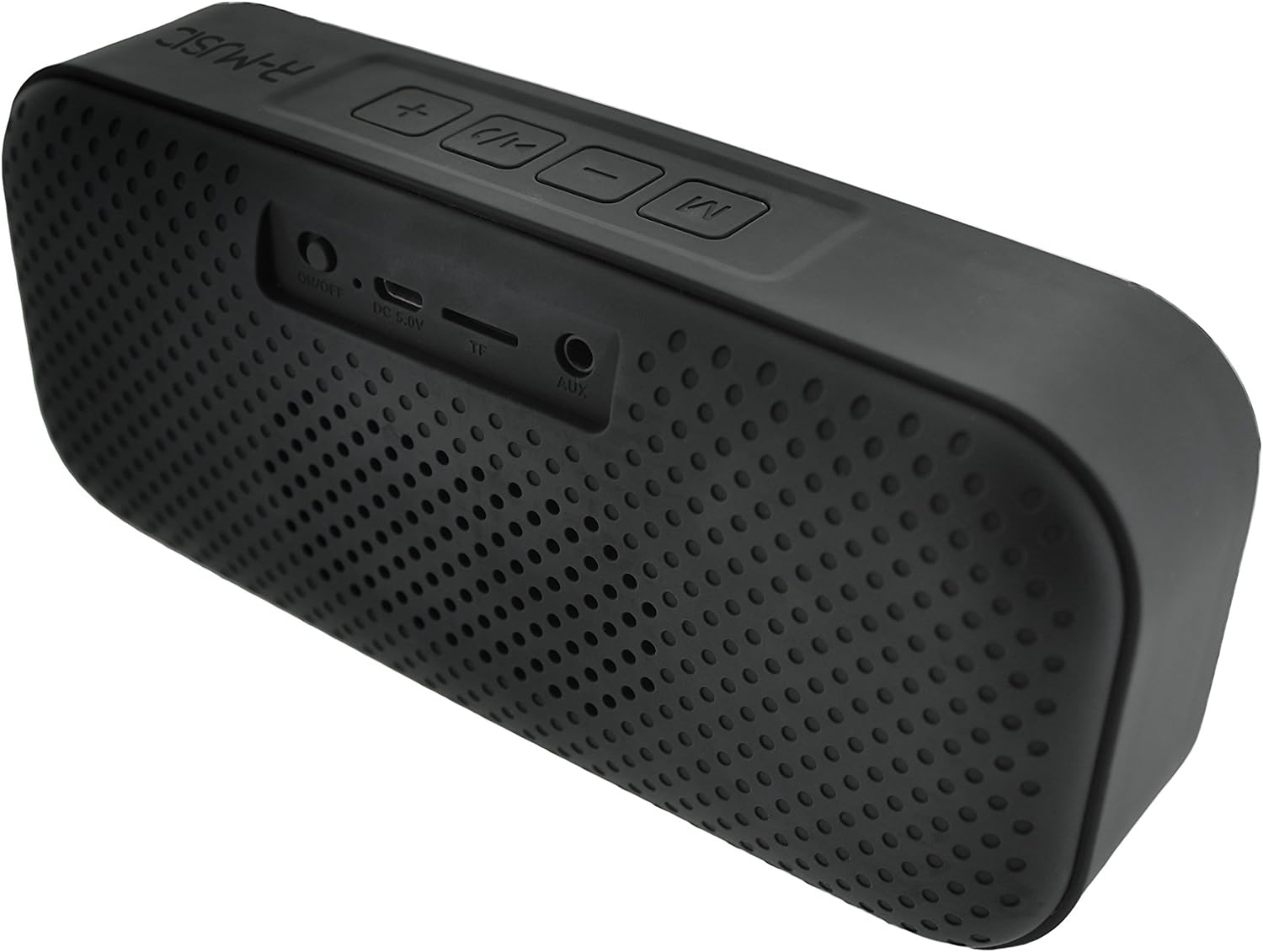 דערציען view of R-Music Linky RM31038 Bluetooth Speaker showing input ports