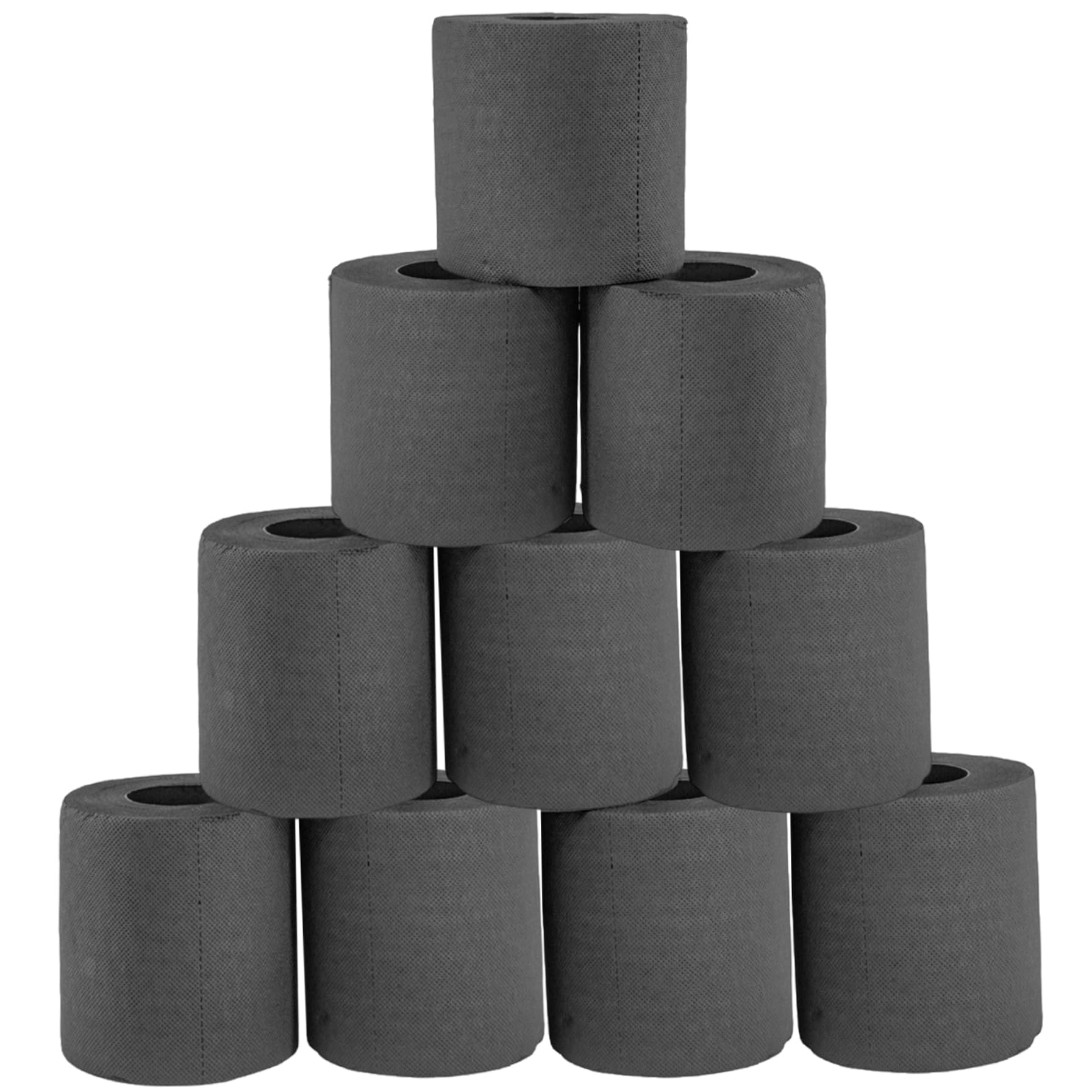 Beahing Black Colored Toilet Paper, 10Pcs Toilet Paper Rolls, 4 Ply Soft Absorbent Towels For Households And Various Public Spaces, Rolls