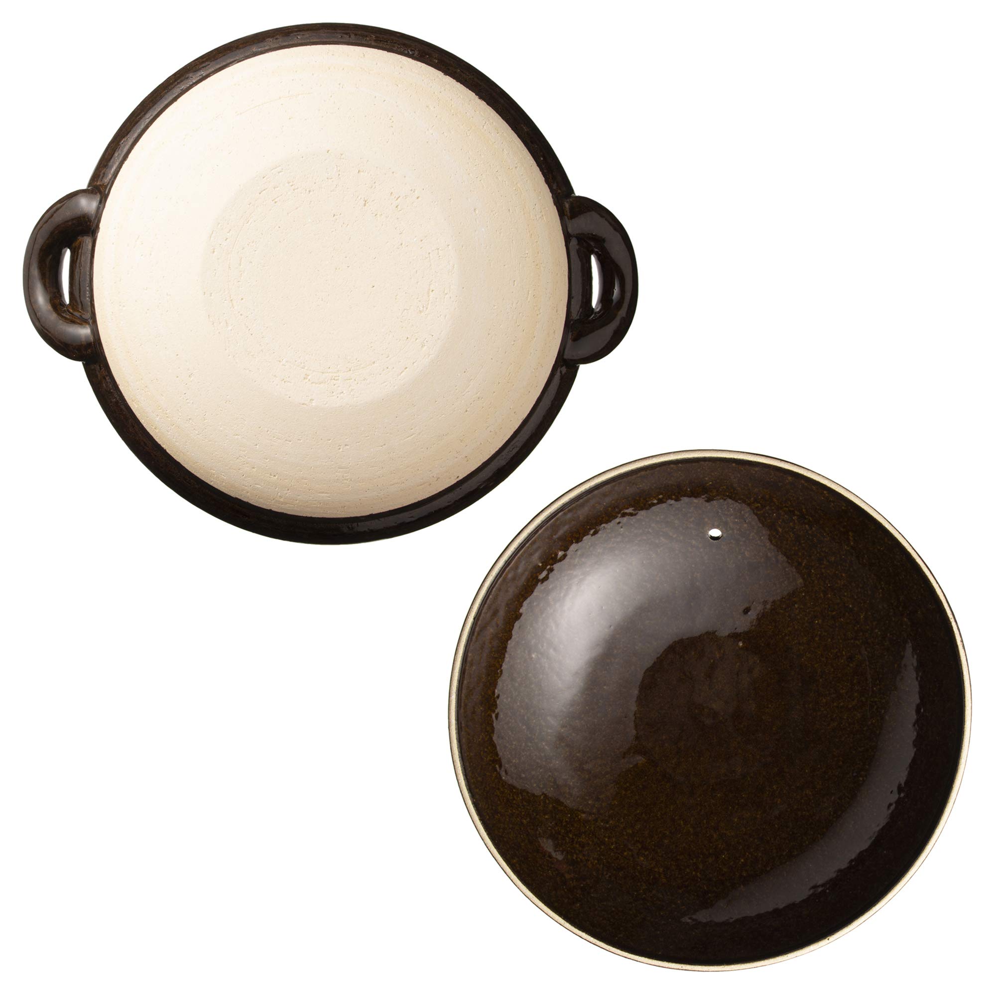 伊賀土鍋 アメ釉 大 長谷園 NNM-33 Amazon｜長谷園 伊賀土鍋 アメ釉 大(3-5人用) 直火対応 NNM-33｜土鍋