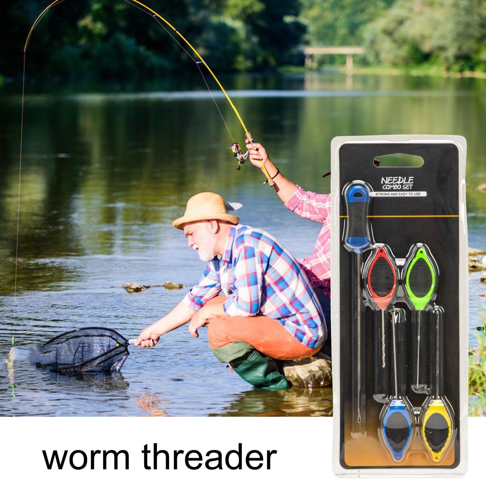 Aluminum Alloy Fishing Rigging Bait Needle Tool Fish Drill