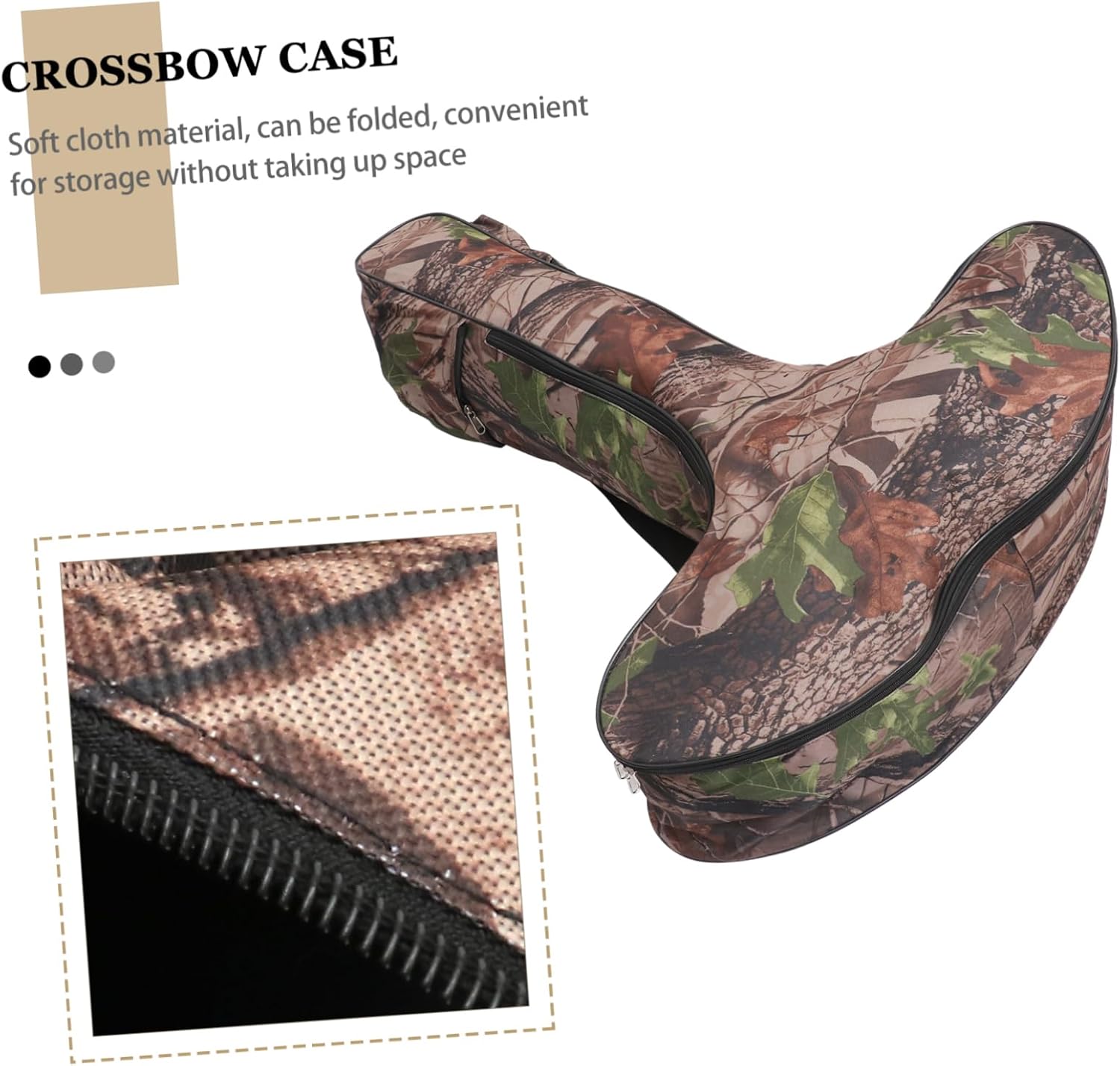 Adjustable Camouflage Hunting Bow Case Portable Outdoor Archery Backpack with Tool Storage and Dual Zipper Pockets for Easy Access and Organization