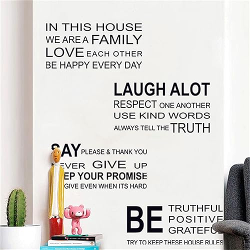 Calcomanías de pared con frases inspiradoras, grandes, extraíbles, motivacionales, palabras positivas, calcomanías de mariposa para despegar y pegar