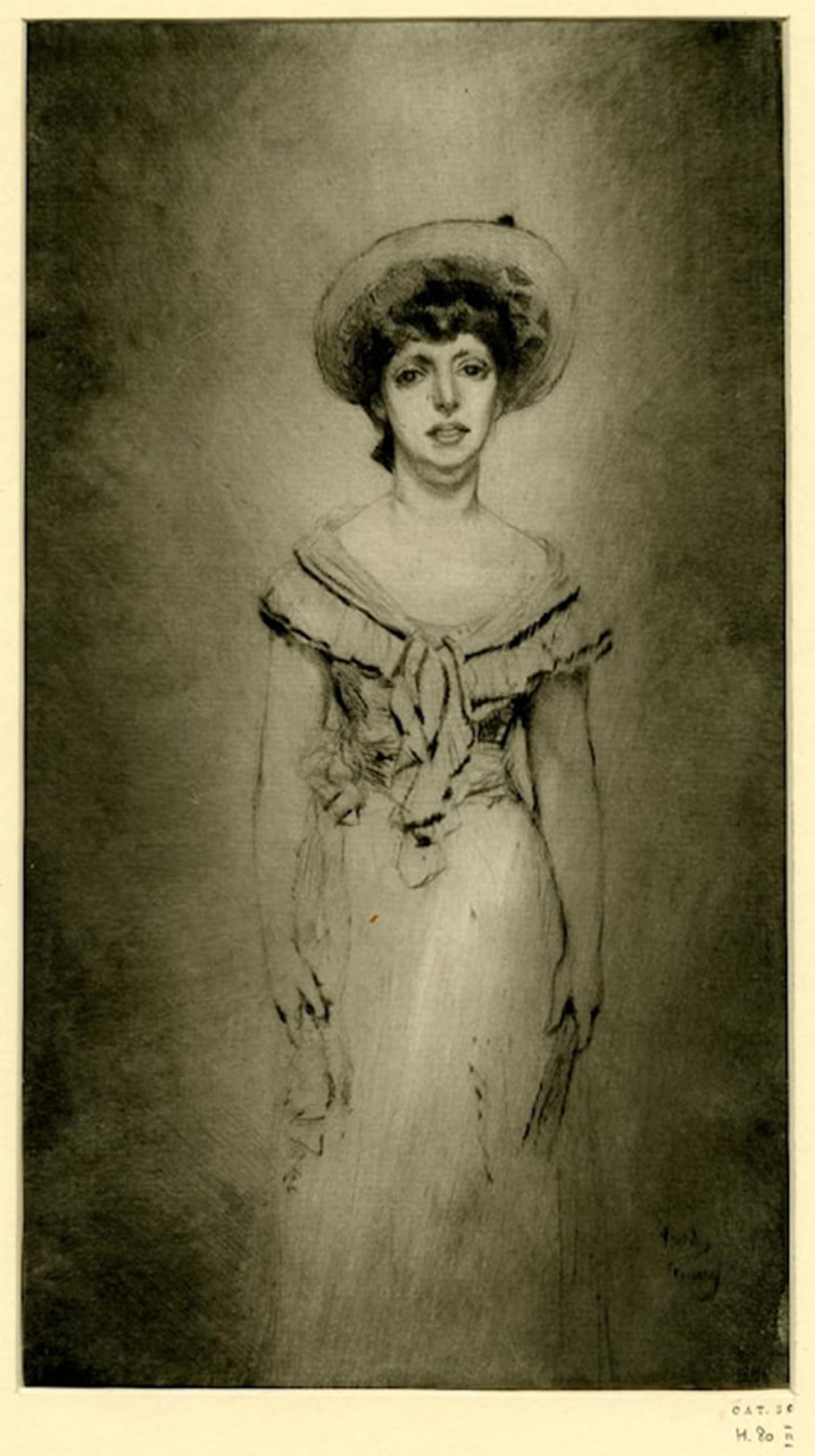 POSTERIIk Famous Animal Posters Vintage Picture Portrait of Miss Hetty Pettigrew by Théodore Casimir Roussel Modern Wall Decor for Home Decor 60x90cm