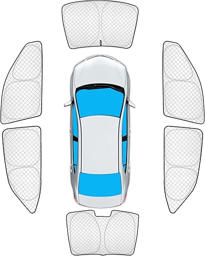 Miniatura 103 de KMF - Parasol de repuesto para parabrisas, cubierta para ventana lateral y trasera, cubierta protectora para visor, para campamento, bebé, bloqueo