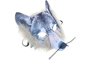 Therian Wolf Mask: The Perfect Wolf Costume Accessory for Your Next Adventure