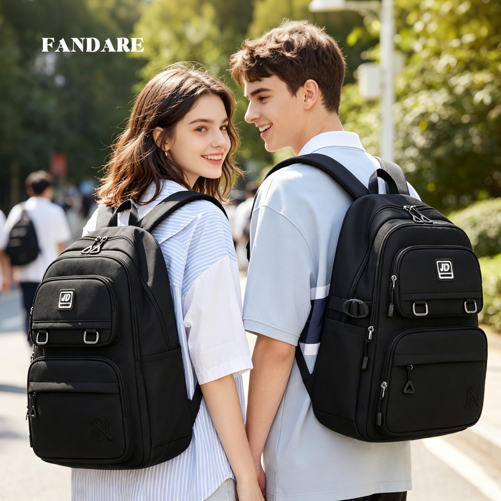 FANDARE Mochilas Infantiles Mochilas Escolares Juveniles Mochilas Escolares para niños niñas Viaje Hiking Daypacks Impermeable Nylon