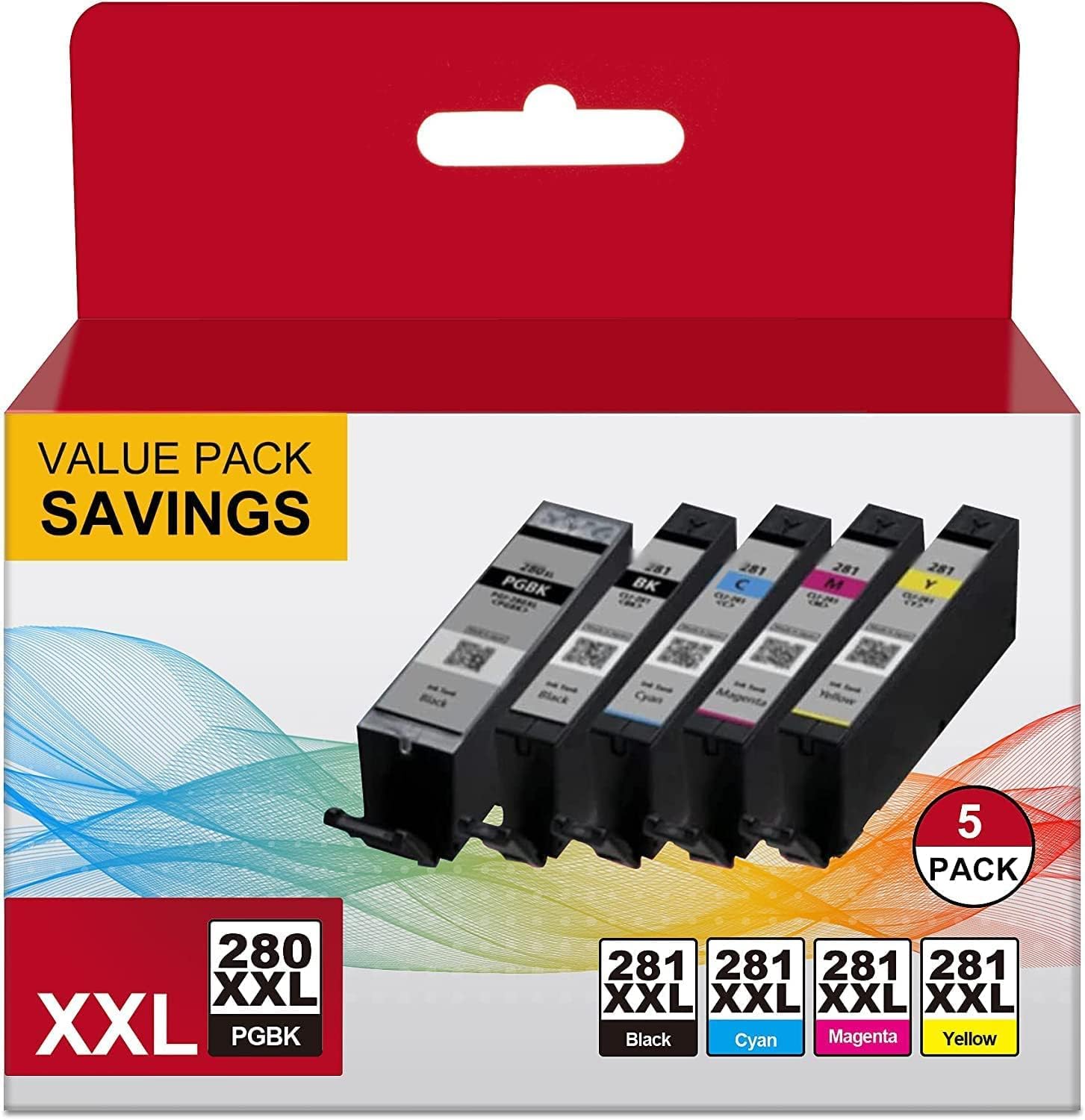 PGI280XXL/CLI281XXL Compatible for Canon Ink 280 and 281