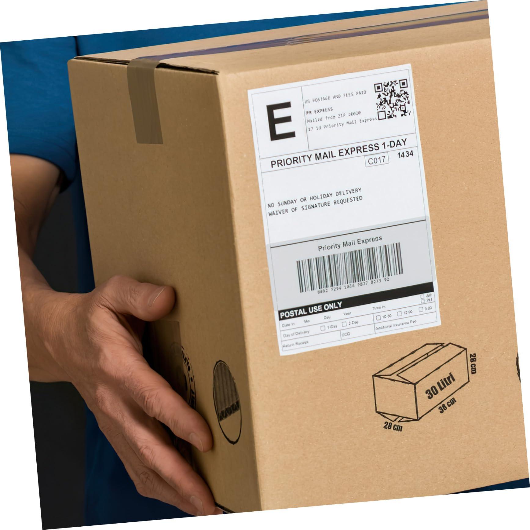 GALPADA 500 Étiquettes Autocollantes Transparentes en Pvc pour Protection Code Barre, Résistantes aux Rayures, Facilitent le Scan Bureau la Maison