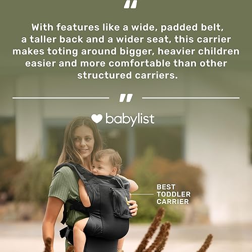 Miniatura 6 de LÍLLÉbaby CarryOn Airflow Transporte para niños y niños pequeños ergonómico 3 en 1, de 20 a 60 libras