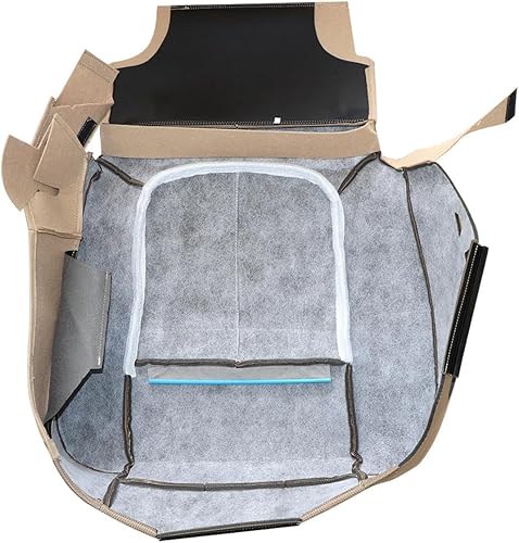 Miniatura 9 de GXARTS Funda de asiento de tela de repuesto para parte inferior del lado del conductor, color marrón #MA o UA o MW o FW, compatible con Ford F150,