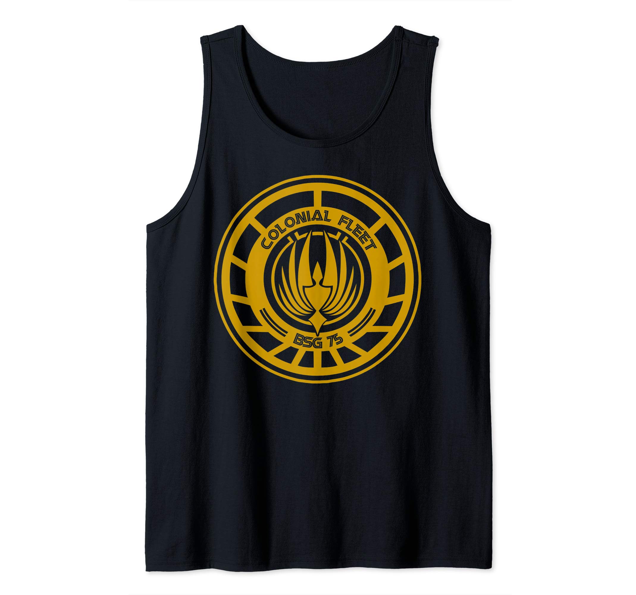 Battlestar GalacticaColonial Fleet BSG 75 Logo Tank Top