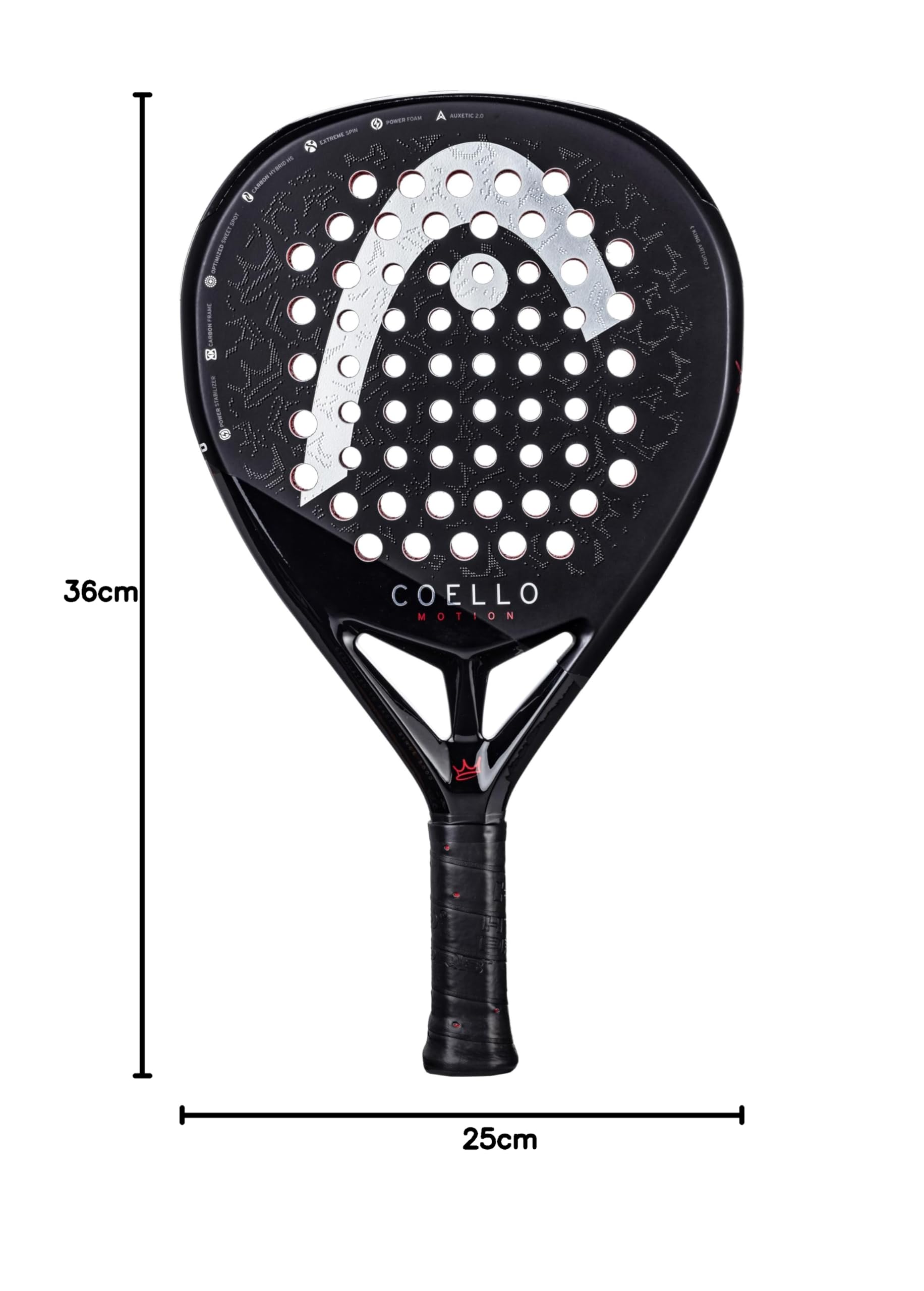 HEAD Coello - Racchette da paddle serie (Motion, Pro, Team)
