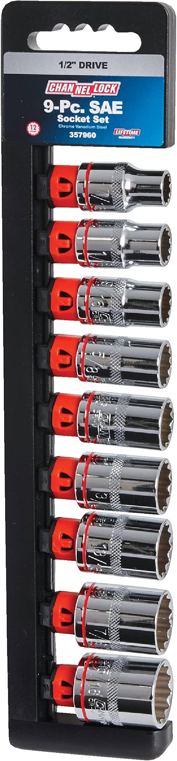 Juego de Dados Channellock 9 Piezas 1/2" miniatura 2