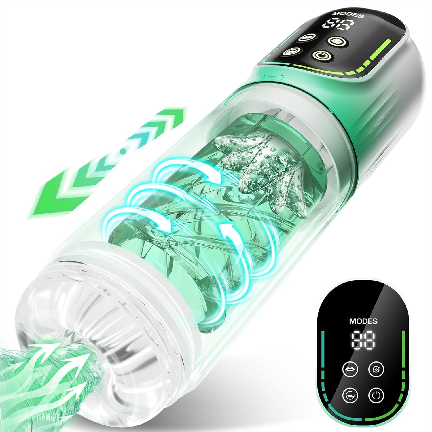 Automatic Male Masturbator Penis Pump, Male Sex Toys for Men Sex Toy Adult Toys Pocket Pussy Stroker Sex Machine Male Stroker with 3 Pump &amp; 7 Thrusting Rotating Vibrating Sucking Modes with APP
