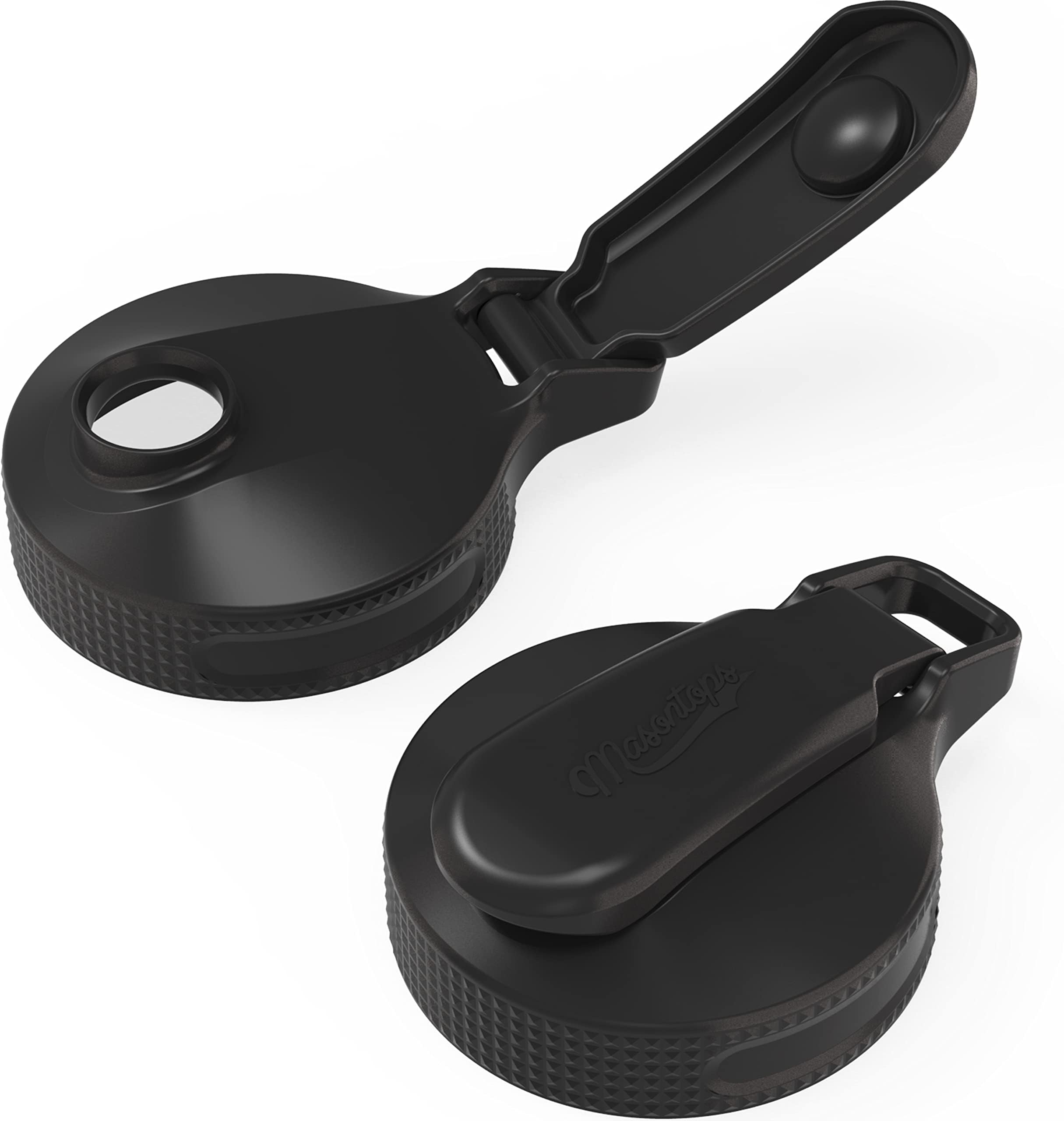 TRUSBER Regular Mouth Mason Jar Lids, 4 Pack Plastic Mason