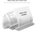 Thermal Paper Rolls, 3-1/8" x 200', Diameter 70mm, Inside 16mm, Case of 50 Rolls for Receipt/Debit/Credit Card