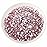 Beadsland 144pcs Flat Back Crystal Rhinestones Round Gems for Nail Art and Craft Glue Fix, Light Pink, SS40, 8.4-8.7mm