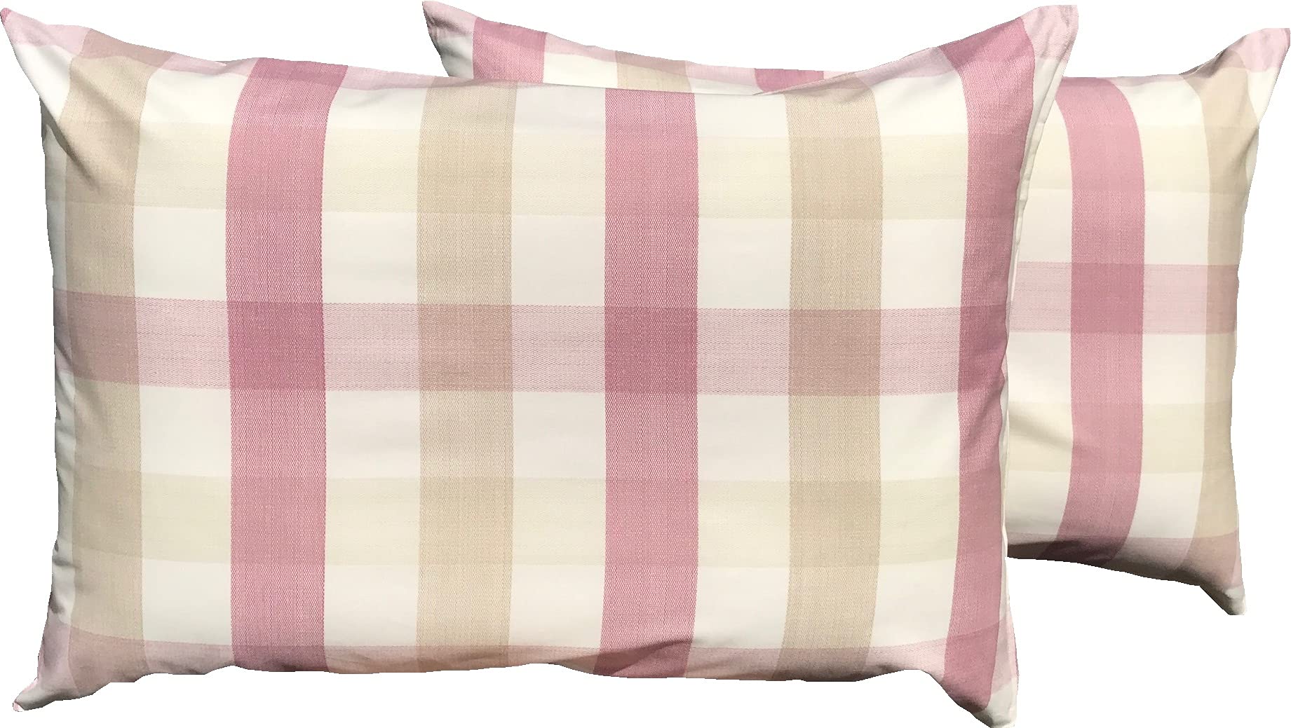 枕カバー 35x50 2枚セット　ピンク Amazon｜JOYDREAM 枕カバー 35 50 2枚セット NAチェック ピンク 日本