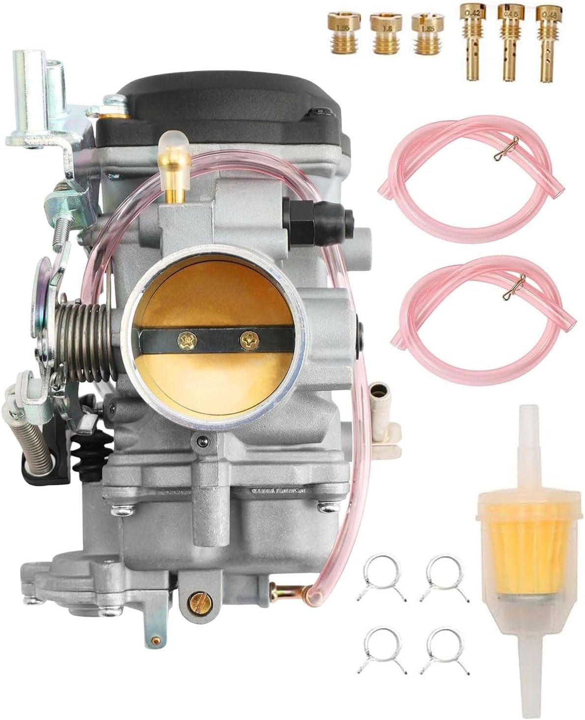 Mikuni Carburetor Jets Carburetor Main &amp; Pilot Jets For Harley Davidson CV 40 - Fits XLH883, XLH1200, M7 Cv Performance