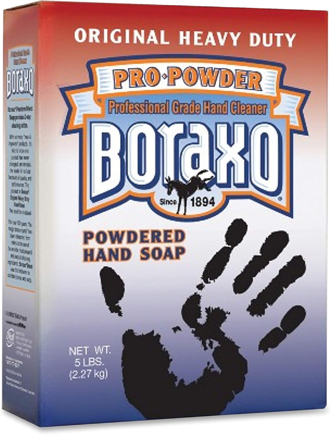 Boraxo Original Heavy Duty Powdered Hand Soap, 5lb Box (Pack of 10) : Beauty & Personal Care