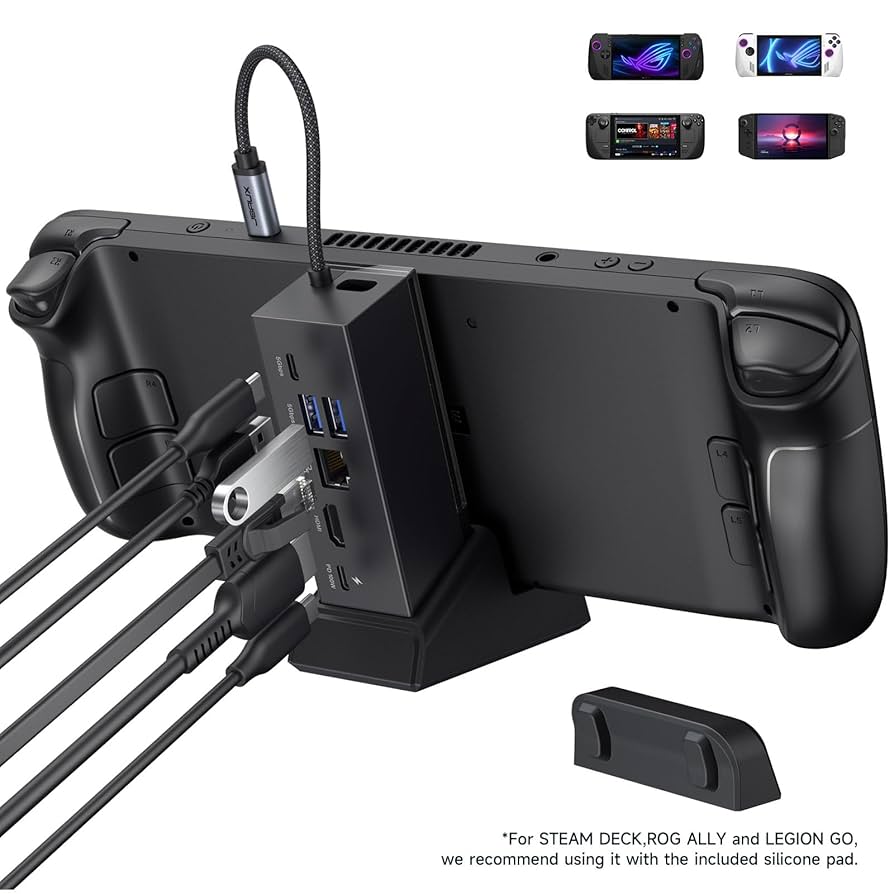 ☘️ Rog Allyドック ドッキングステーション 10-in-1 USB C Amazon.co.jp: ROG ALLY X/Steam deck/ROG ALLY用TVドック