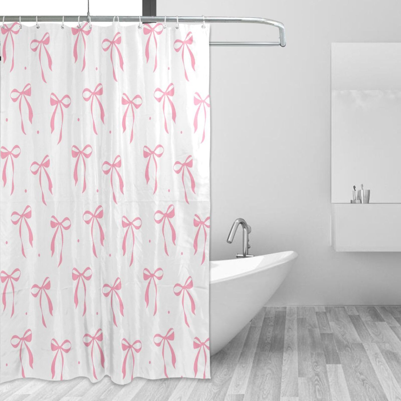 Rideau de douche résistant à l'eau pour éviter les sols mouillés et glissants