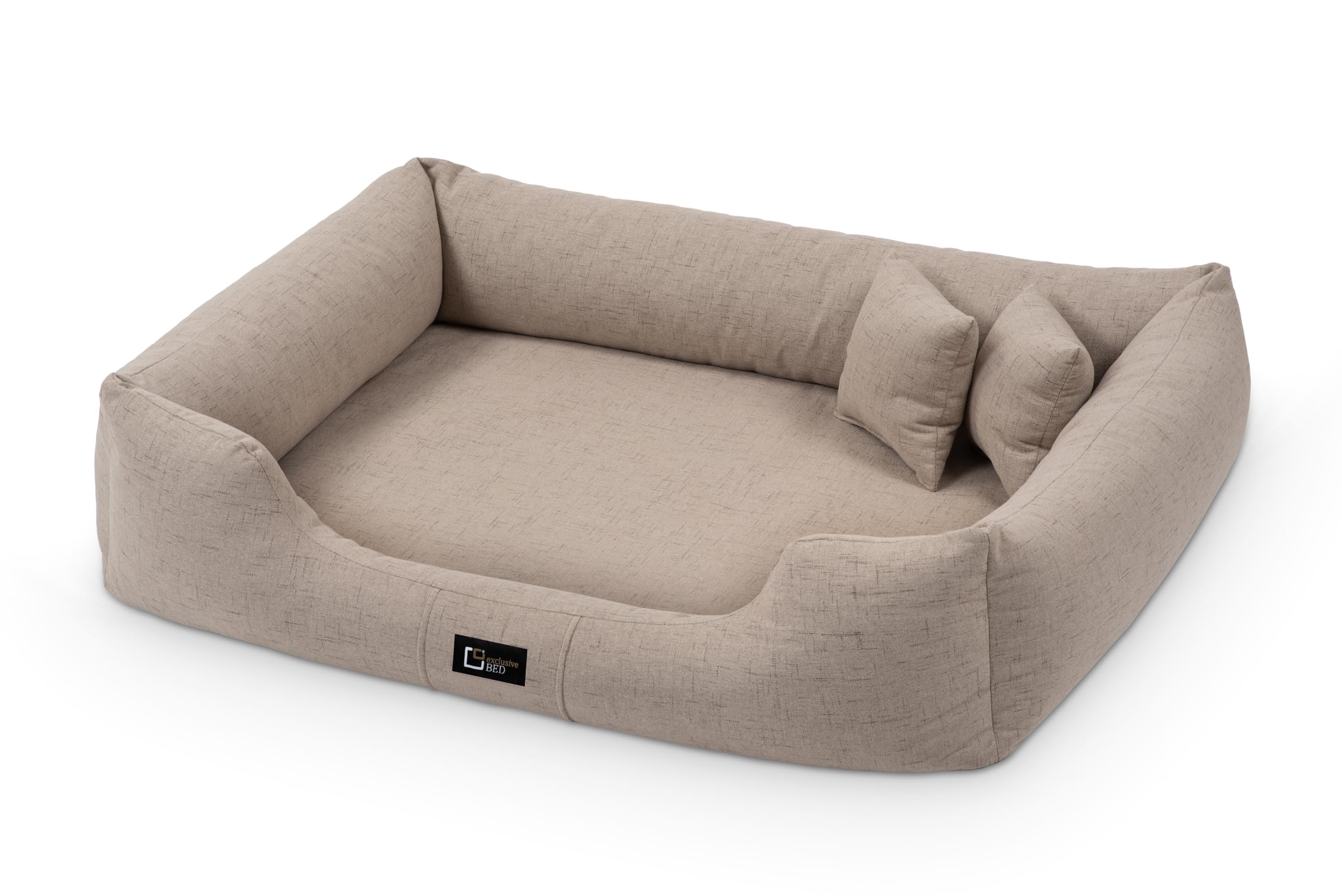 Bruno Cama ortopédica para perros grandes, medianos y pequeños, cojín para perros de tela Aura, espuma viscoelástica, duradera, resistente a la abrasión, resistente a la rotura (L,