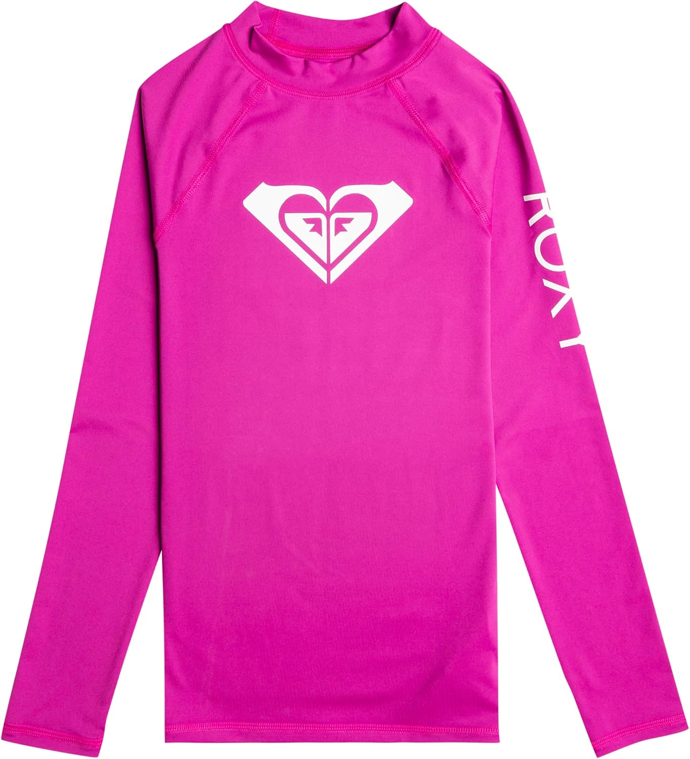 Roxy Girls' Whole Hearted Long Sleeve Rashguard Surf Shirt