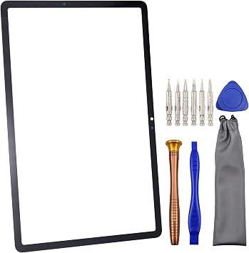 Tablet Front Glass Screen Repair Part for Samsung Galaxy Tab S9 FE SM-X510 SM-X516B S9 FE 5G Black 10.9"