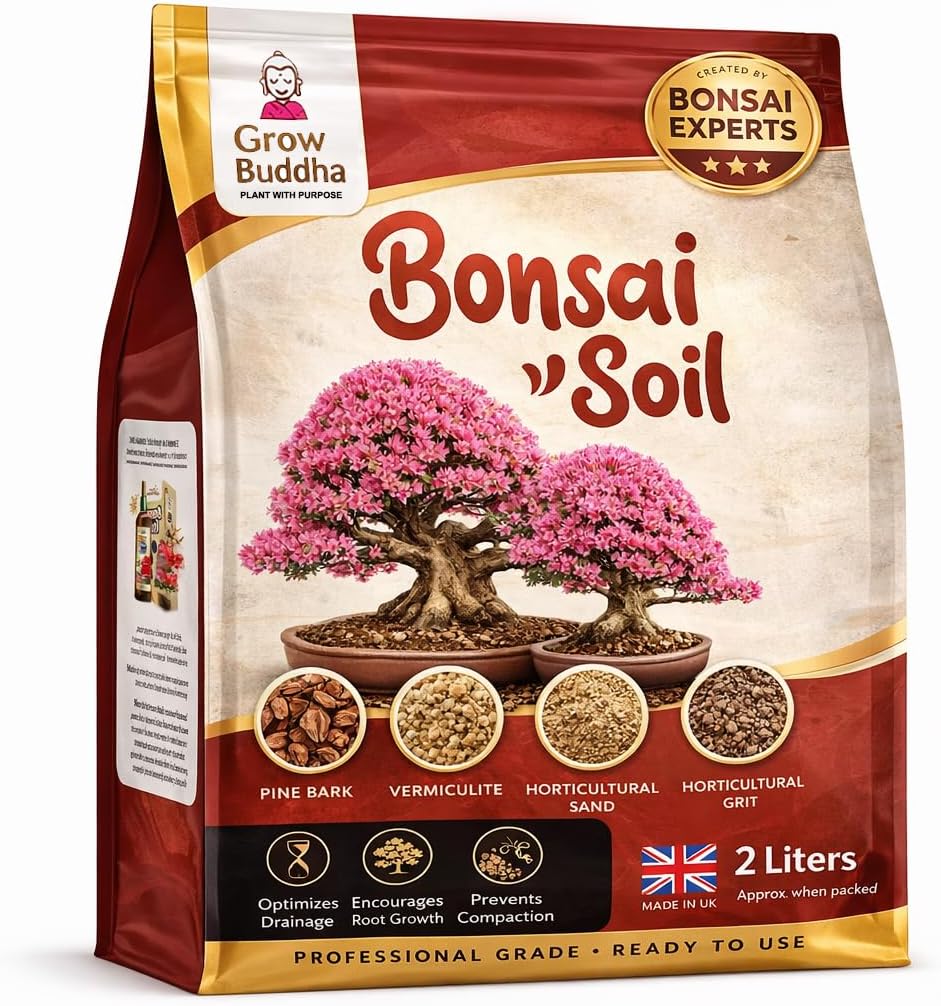 Bonsai Soil compost food fertiliser medium - Grow Buddha Bonsai soil compost