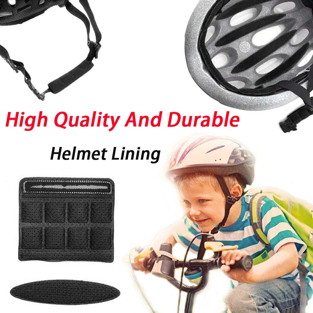 Coussinet Pour Casque Audio Coussinets Casque Mousse Mémoire Forme - Remplissage Confort Vélo, Moto - Rouge/bleu/gris Doublure Remplacement Casque Vélo Moto