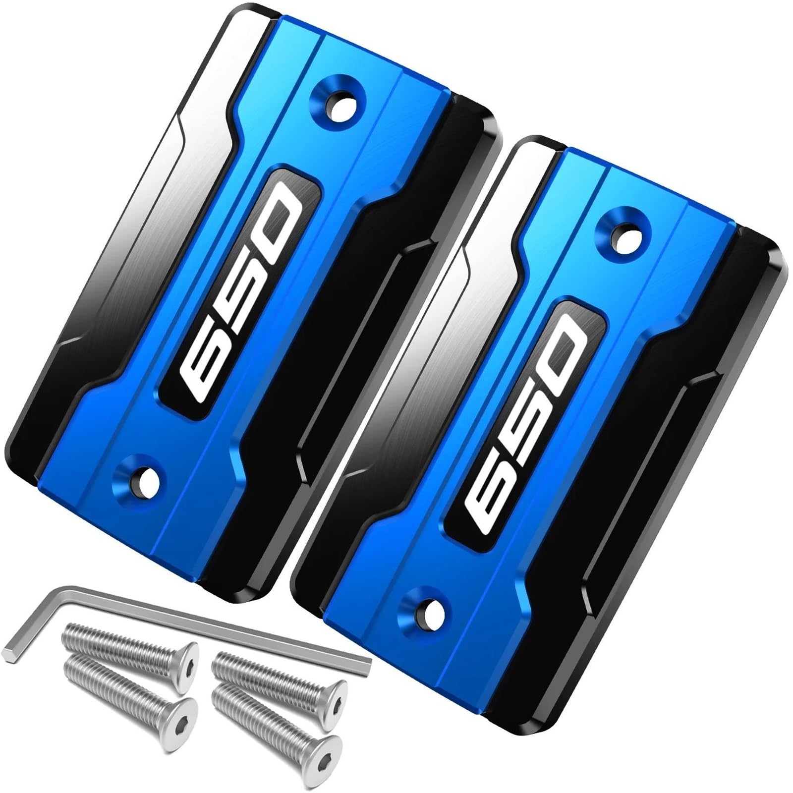 Coperchio del serbatoio Copertura Del Serbatoio Liquido Dei Freni Anteriore Motociclo Per SUZUKI Per BURGMAN 650 AN650 2004-2024/400 AN400 2016-2019(Blue B)