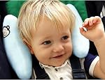 Adjustable Baby Head Neck Support Pillow,Baby Travel Pillow Cushion for Car Seat,Stroller Headrest Pillow for Infants,Head and Neck Support Pillow for Pushchair, Blue