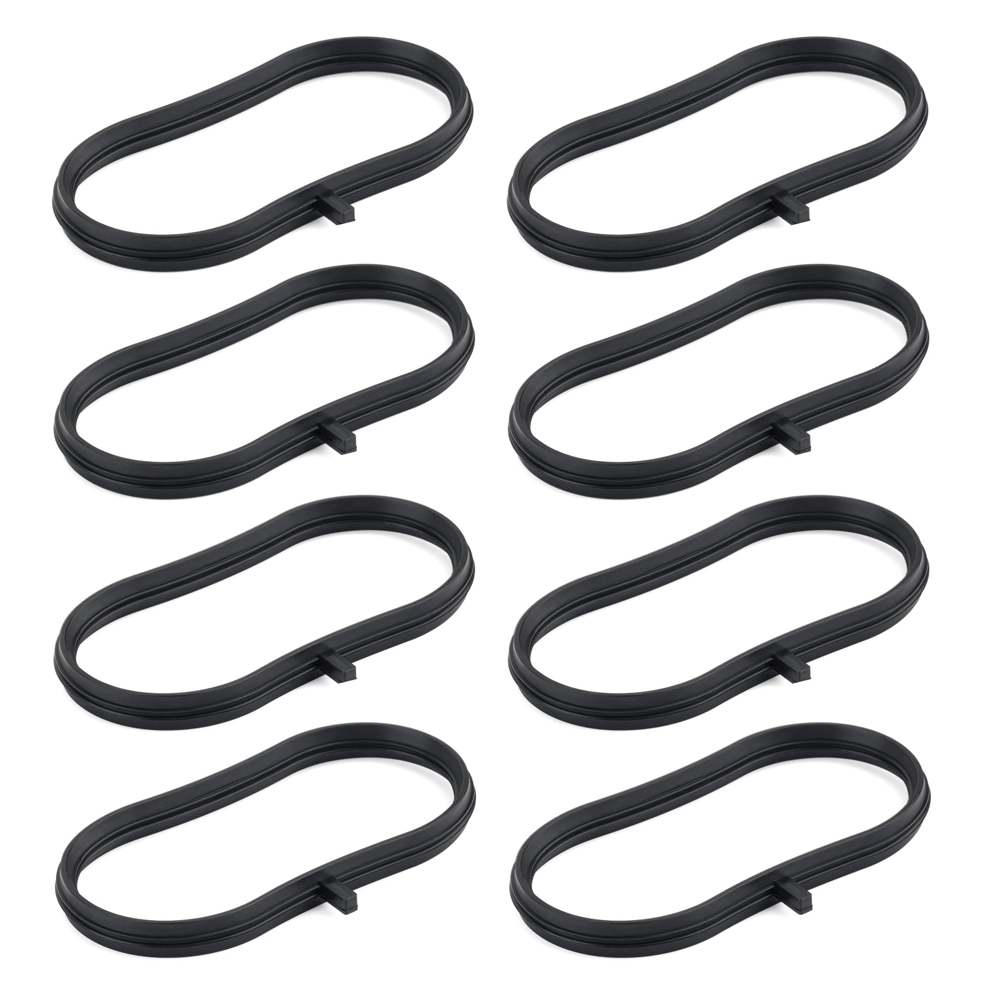Set of 8 Pieces Intake Manifold Gasket Set Compatible with 2016-2024 Nissan Titan XD, 2017-2024 Armada/Titan, 2018-2021 NV2500/NV3500