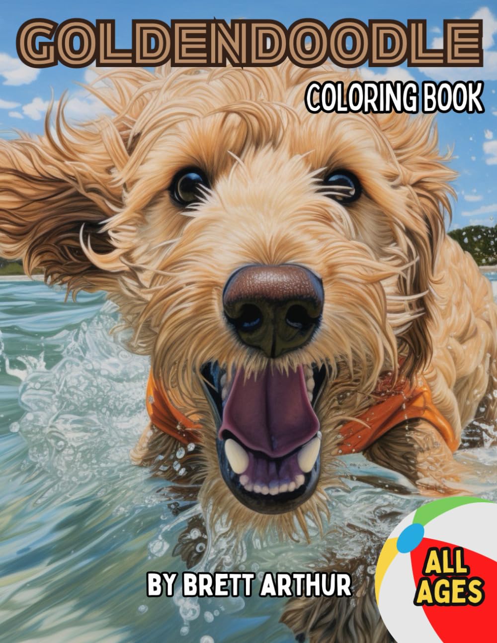 Goldendoodle Coloring Book: A Captivating All-Ages Coloring Adventure