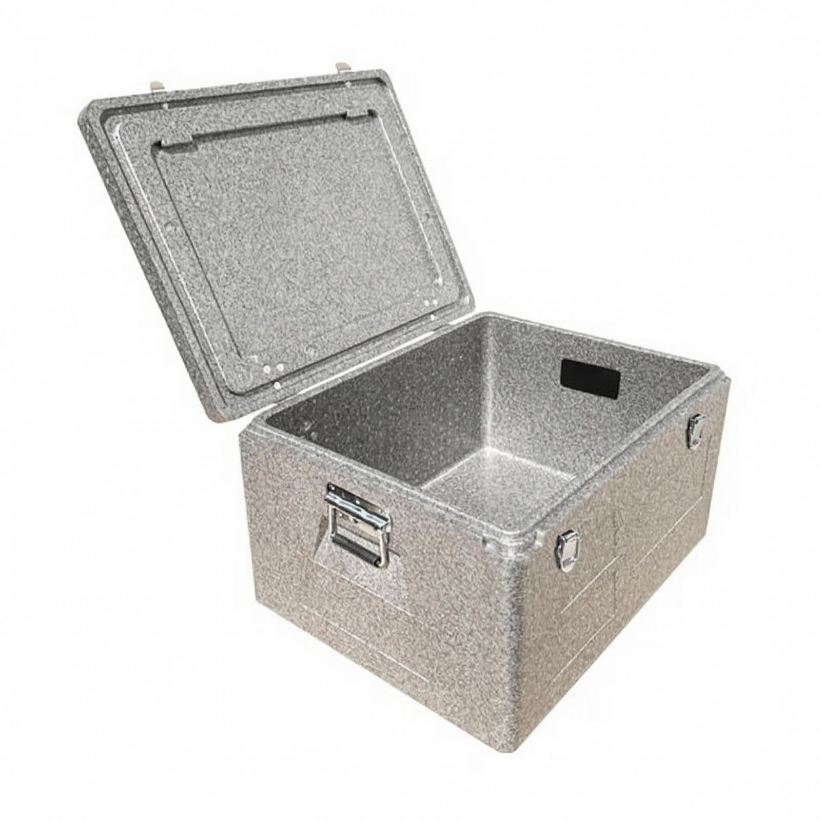 Boîte Isotherme en Polystyrène Expansé nse pour Refroidissement Prolongé s Aliments Surgelés Vians Boissons Fraîches Lors Utilisation Extérieure Pique Nique, 108L D
