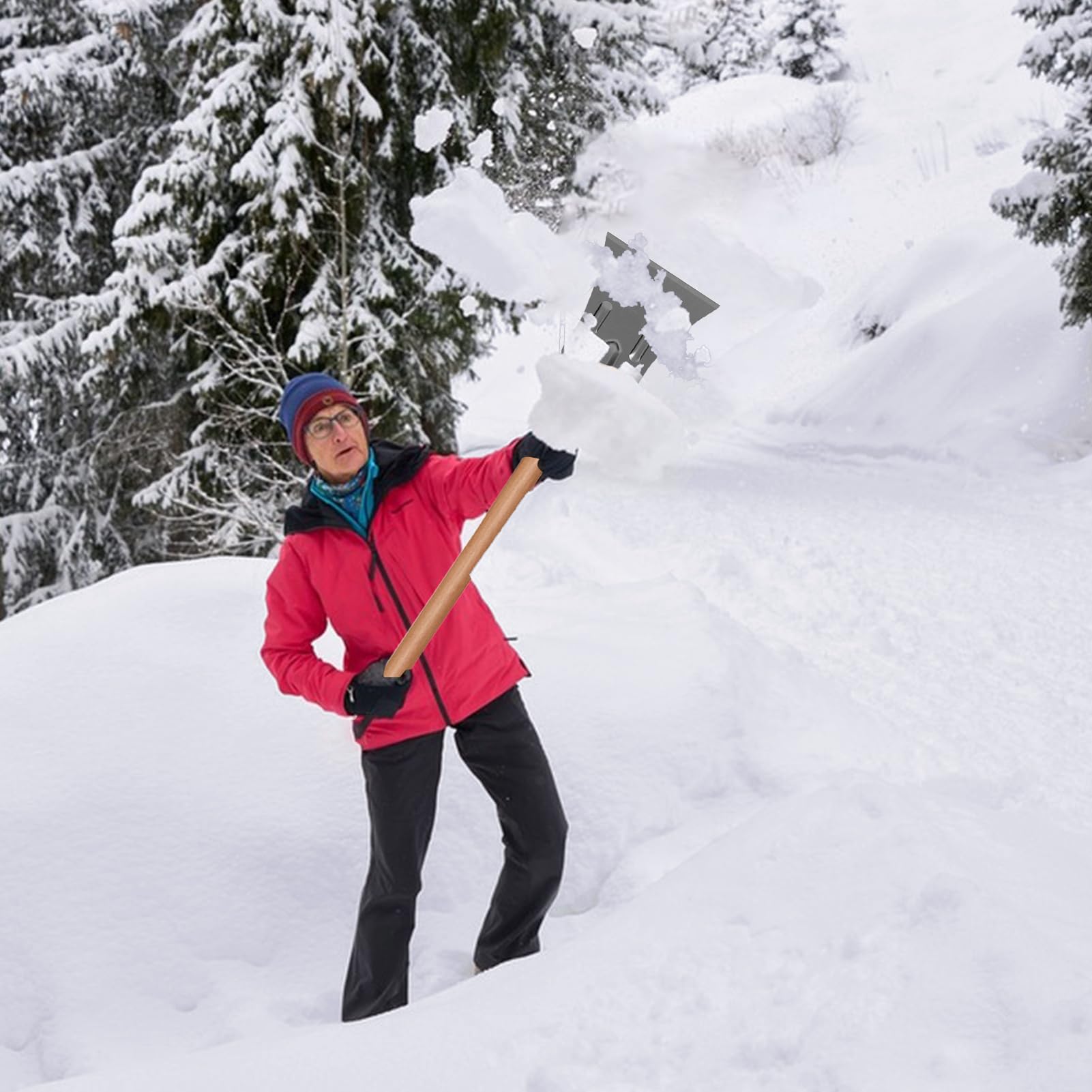 Pala quitanieves de | Raspador de remoción de nieve para condiciones pesadas - Pala quitanieves de coche, herramienta de limpieza de invierno para parabrisas de jardín, camión, ventana y