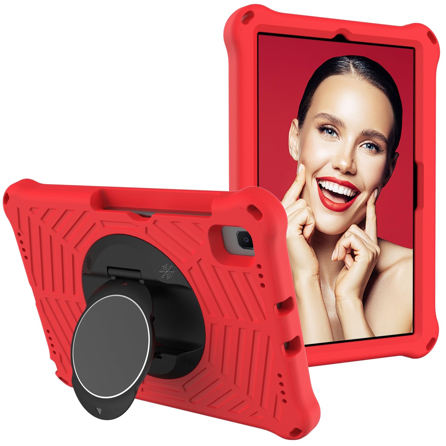 Housse de protection pour tablette Étui compatible avec Samsung Galaxy Tab A7 10,4 pouces (SM-T500/T505/T507) avec porte-crayon, étui Compatible with tablette Compatible with enfants, léger, résistant