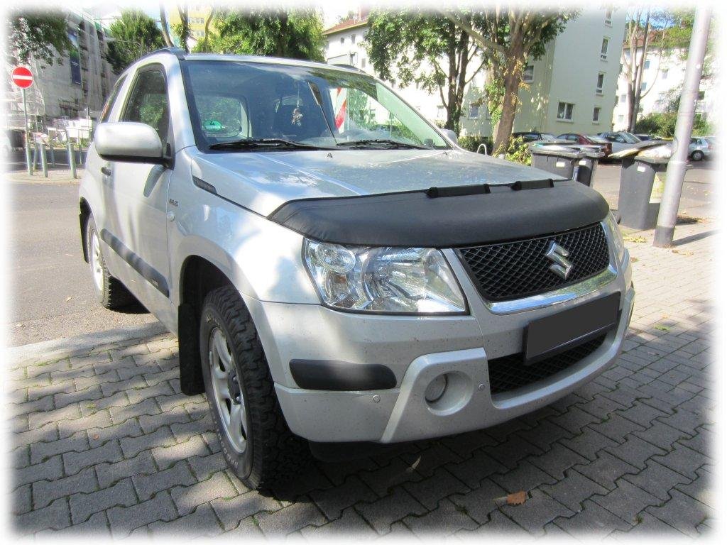 Hood Bra Front End Nose Mask Compatible with Suzuki Grand Vitara 2005-2015 Bonnet Bra STONEGUARD Protector Tuning