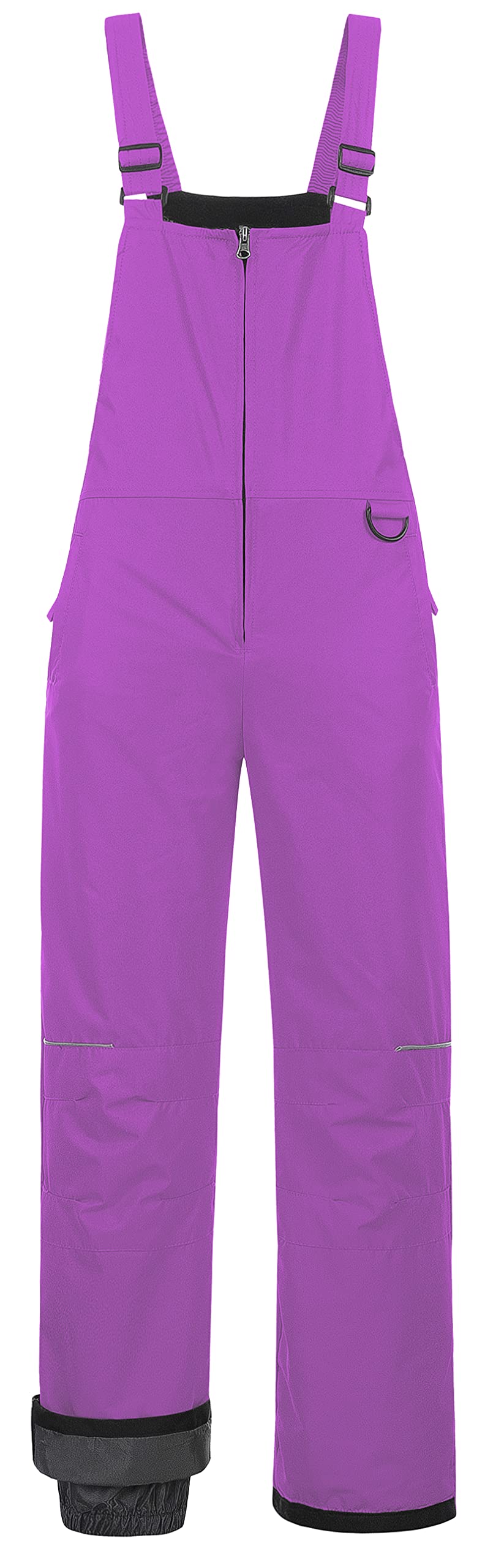 CREATMO US Girl's Snow Bibs Kids Ski Pants Waterproof Insulated Winter Overalls