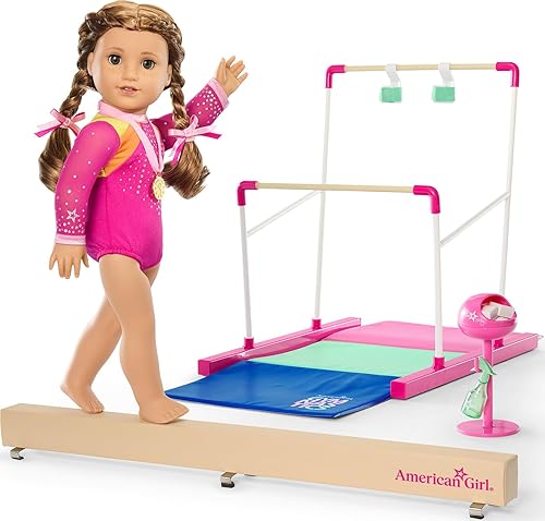 Miniatura 6 de American Girl Equipo de gimnasia de Lila para muñecas de 18 pulgadas (Chica del año 2024)