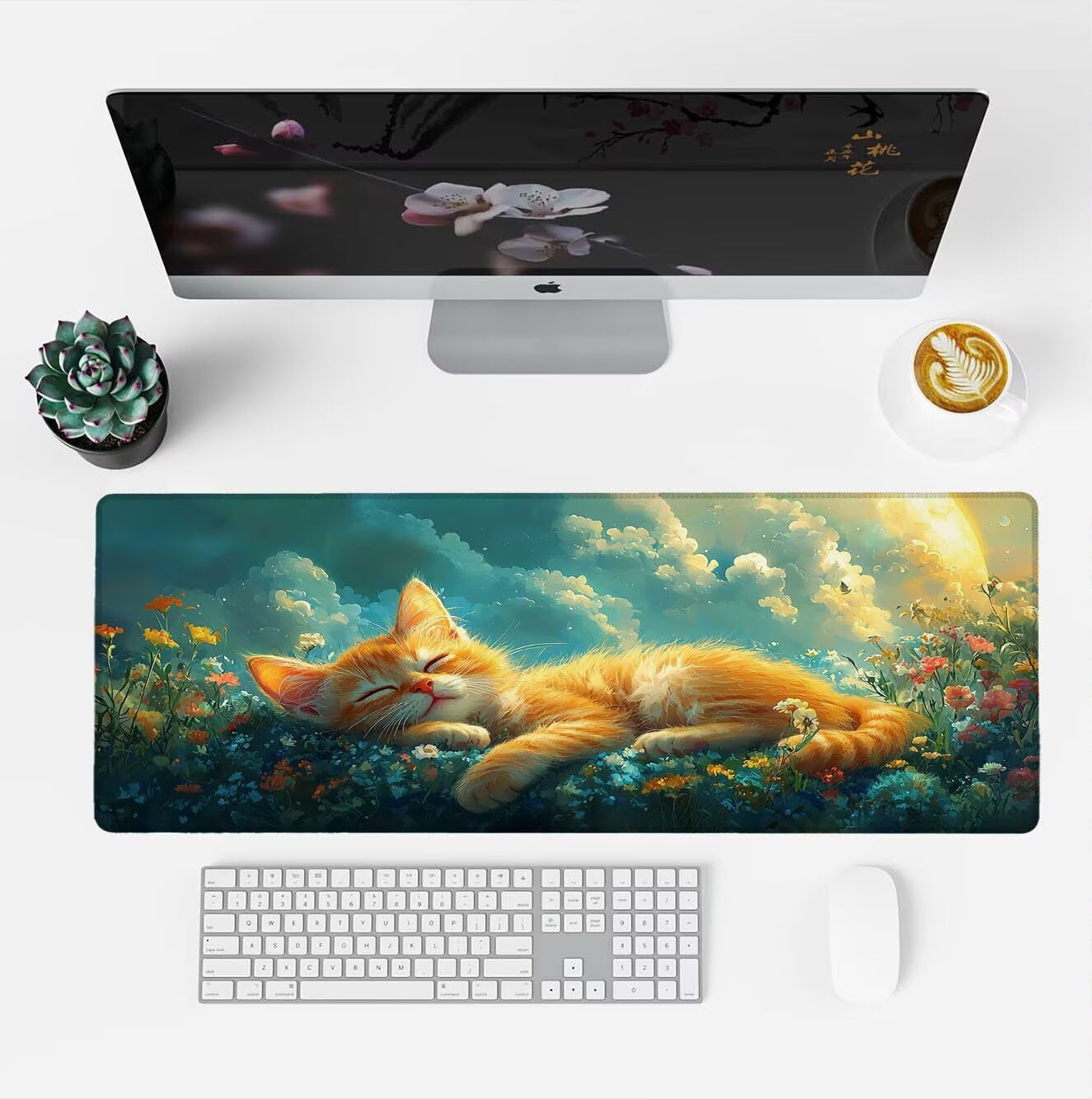 Podkładka pod mysz, podkładka pod mysz XXL 1200 x 600 mm podkładka pod mysz dla graczy, wodoodporna gumowa podstawa, duża podkładka pod mysz do gier na biurko szyte krawędzie wodoodporna