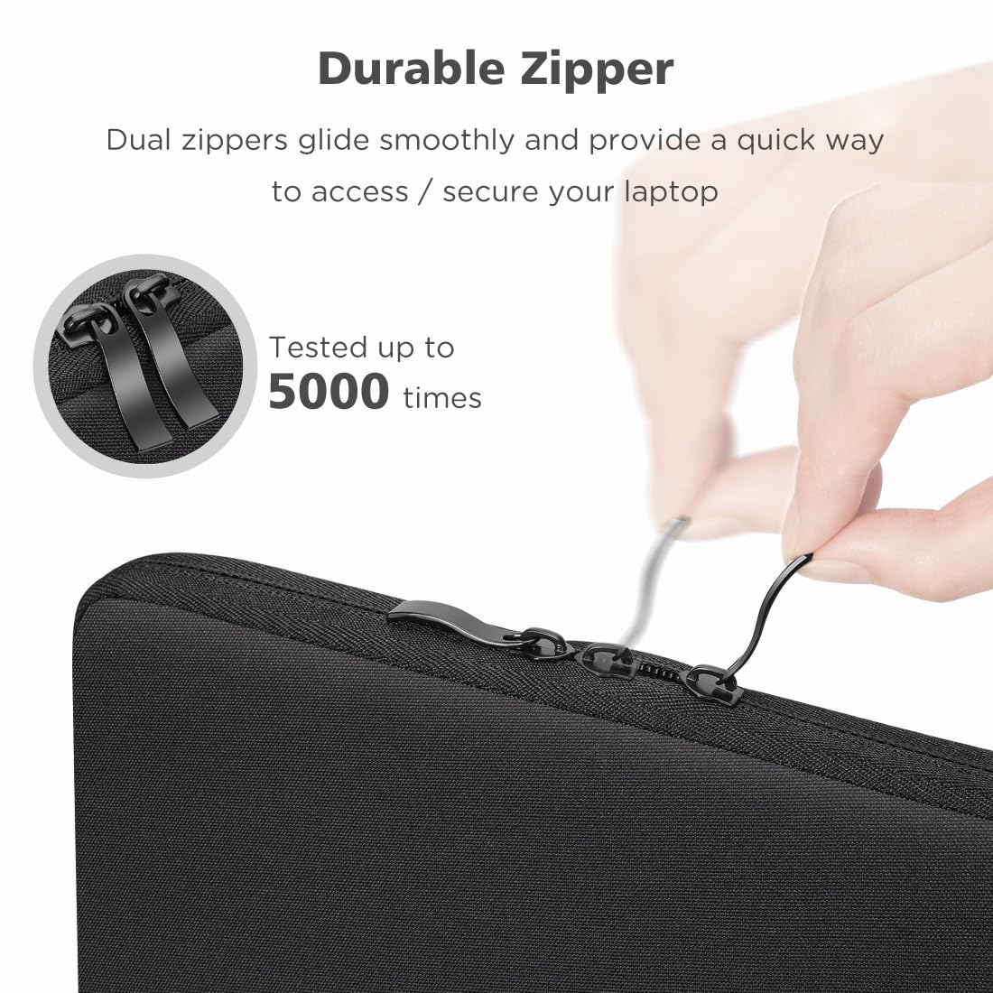 NIDOO Laptop-Schutzhülle Für 12–13 Zoll Geräte – Wasserdicht, Weiches Innenfutter, Extra Außentasche