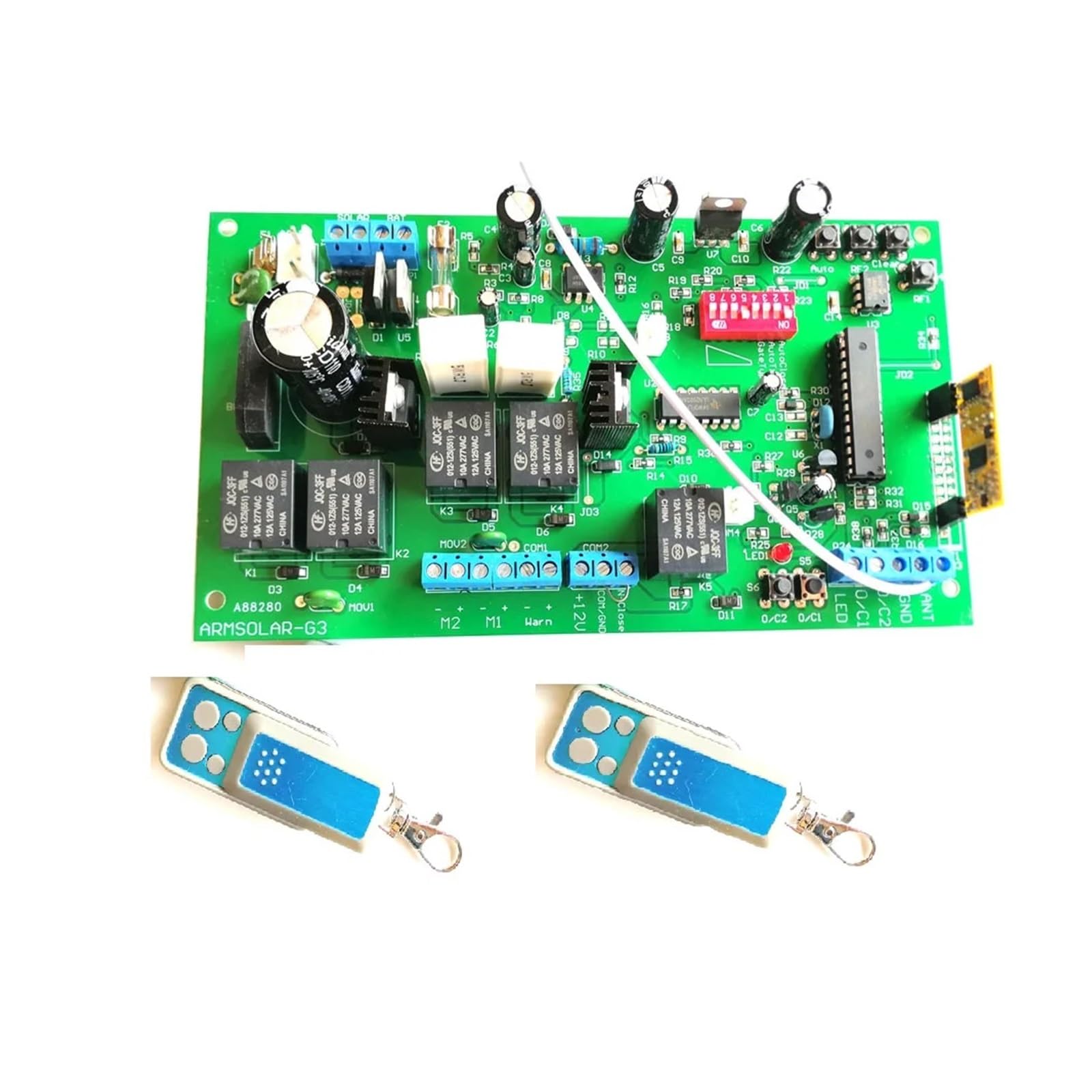 Automatic Gate Opener, 150kg Automatic Swing Gate Opener Motor Operator Circuit Board Electronic Card Controller(Kit 3)