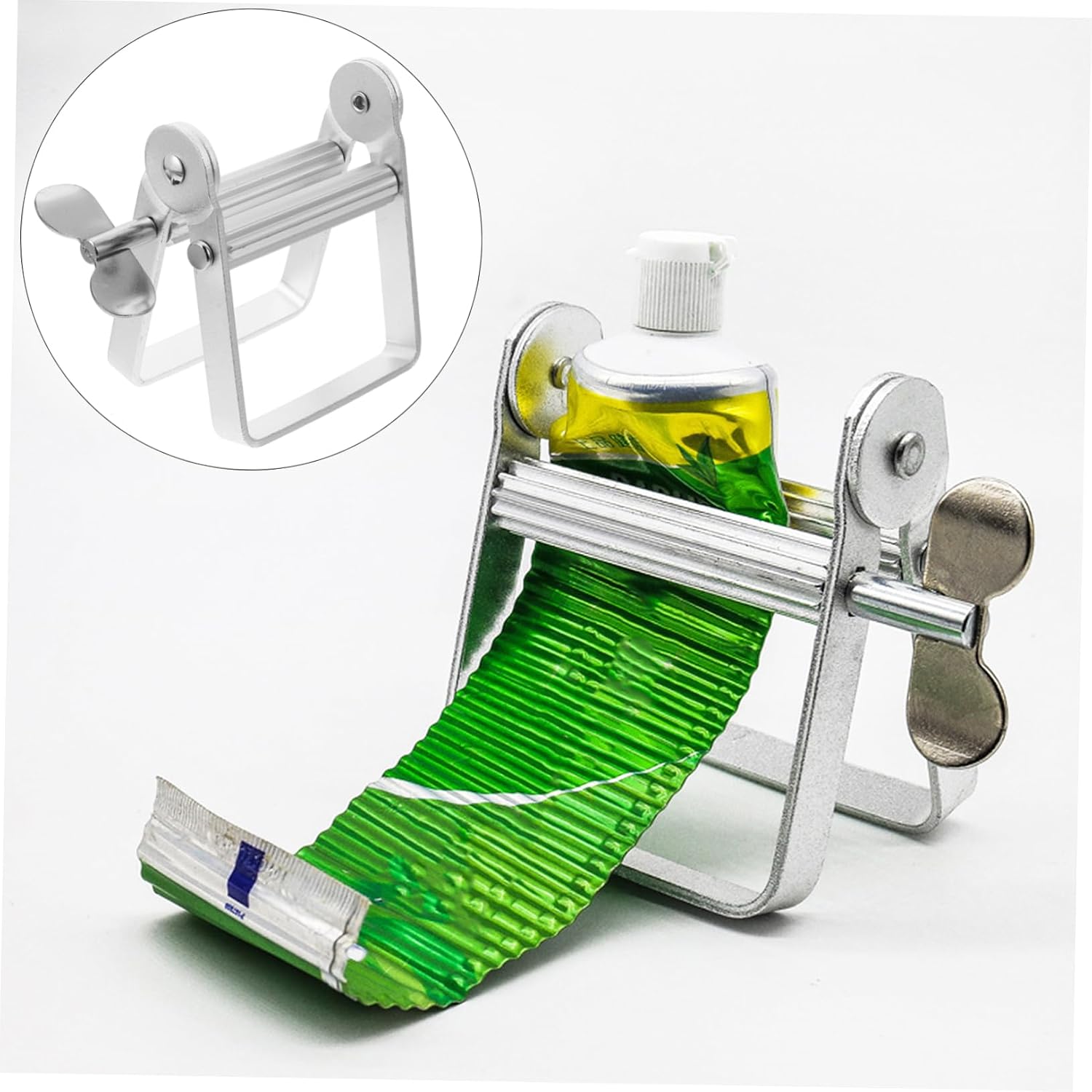 3pcs Hair Dye Aluminum Alloy Squeezer Tool for Toothpaste and Creams Reusable Dispenser for Salon and Home Use Convenient and Efficient Squeeze Silver